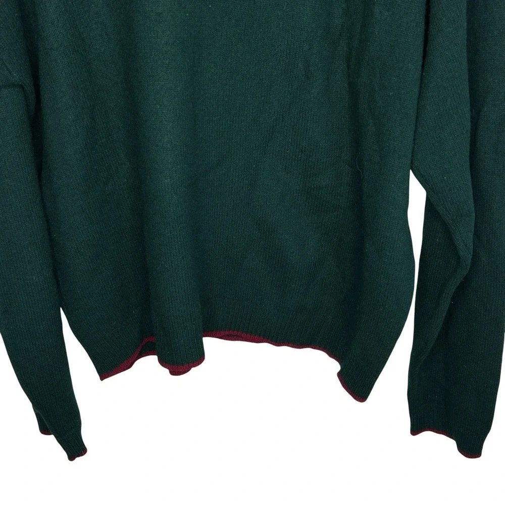 Vintage Abercrombie & Fitch Wool Sweater Large Holiday‎ Y2k Indie Preppy Grandpa